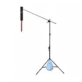 Gralara Badminton-Selbsttrainingsgerät Haltungskorrektur Badminton-Solotrainer höhenverstellbar Schlagsport-Trainingshilfe für Anfänger, 1-Spieler-Dualmodus