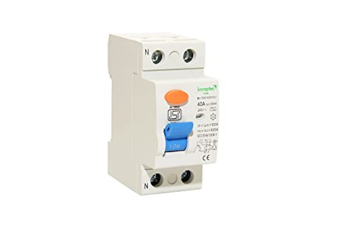 Image of RCCB 63A, 2P, 30mA Residual Current Circuit Breaker KAMPTEC