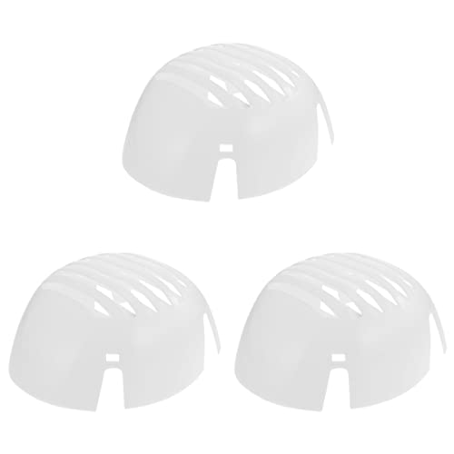 Angoily Mens Baseball Caps 3pcs Bump Cap Insert - White Universal Bump Cap - Lightweight Safety Bump Cap Hat Shaper Insert for Baseball Caps for Comfortable Womens Hats