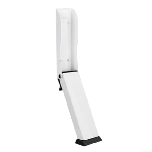 Tope de puerta elegante pero práctico con agarre eficaz en múltiples tipos (blanco)