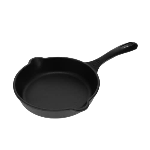 Victoria 6.5-Inch Cast Iron Skillet Pre-Seasoned Cast-Iron Frying Pan with Long Handle Made in Colombia