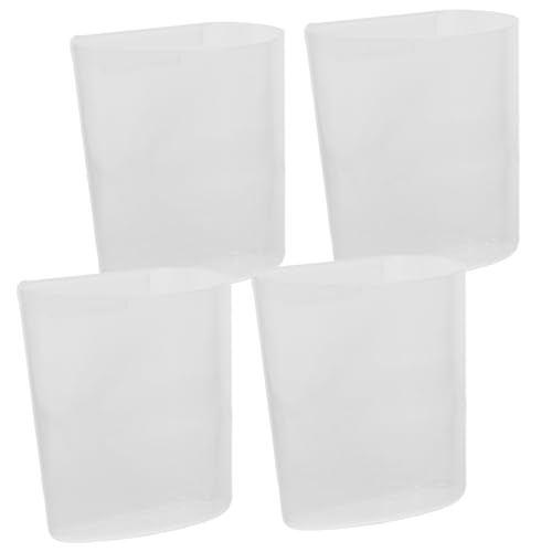 HAPINARY Hanging Can for Cosmetics Waste Rolling Cart Maid Storage Containers 4pcs Cups Included