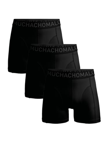 Bóxer Muchachomalo 3-Pack de microfibra lisa con cinturilla elástica para hombre