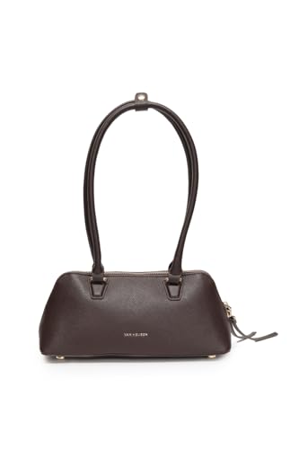 Image of Women Brown Textured Casual Handbag
