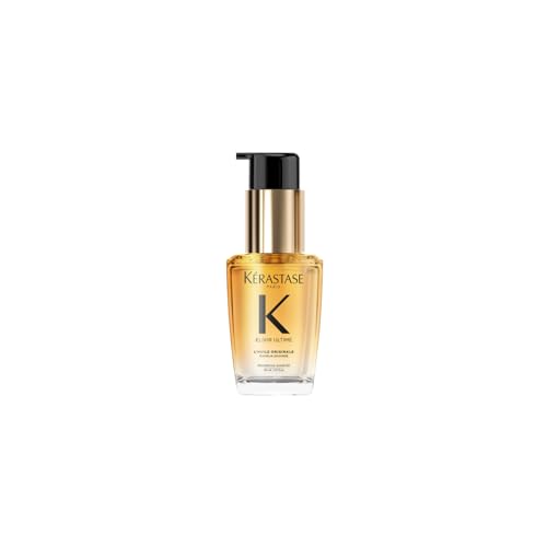 Kérastase, Olio Per Capelli Secchi e Spenti, Anti-crespo, Termoprotettore, Con Olio di Argan, Marula e Camelia, L'Huile Originale Elixir Ultime, 30 ml