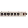 Tripp Lite 6 Outlet Surge Protector Power Strip, 6ft Cord, Commercial-Grade, Metal, (PM6SN1)