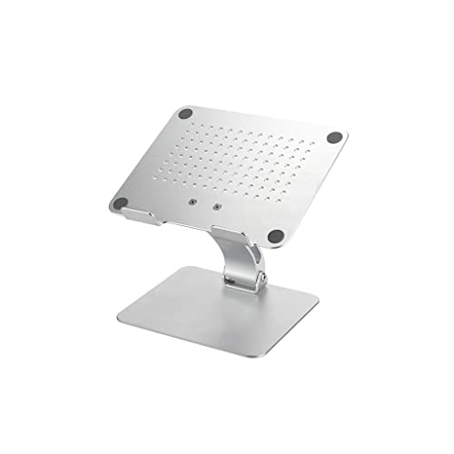 Soporte para computadora portátil elevador de escritorio ajustable suspendido color silver 2