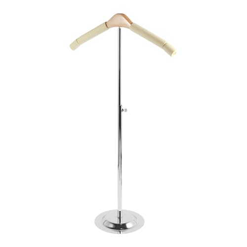 Sturdy Coat Hanger Stand, Adjustable T-Shirt dispone de bastidor, Freestanding Clothes Hanger, Space-Saving Garment Display Racked, Adjustable Shoulder for T Shirt Displayed