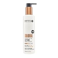 Sienna X Untinted Gradual Self Tan Lotion 200ml. For A Natural, Glowing, Streak Free. Vegan Moisturiser With Anti-Cellulite Formula. Quick Drying And Non Sticky Tan with Coconut Scent.