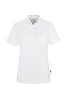 HAKRO Damen Polo-Shirt \Classic\ - 110 - weiß - Größe: M
