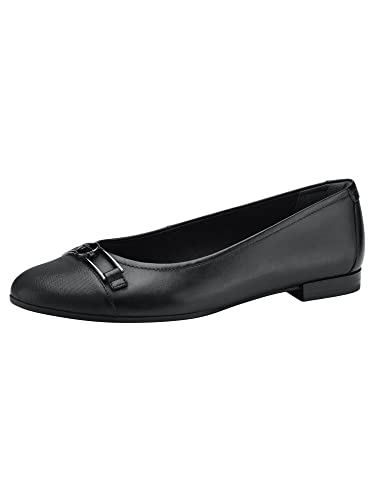 Tamaris Femme Ballerines, Dame Ballerines Classiques,TOUCHit,Ballerines,Chaussures d'été,Classique,élégant,Black,39 EU