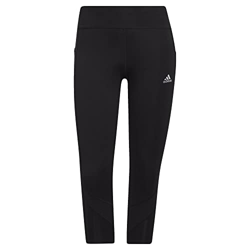 Mallas 3/4 Own The Run mujer running mallas capri deportivas negras