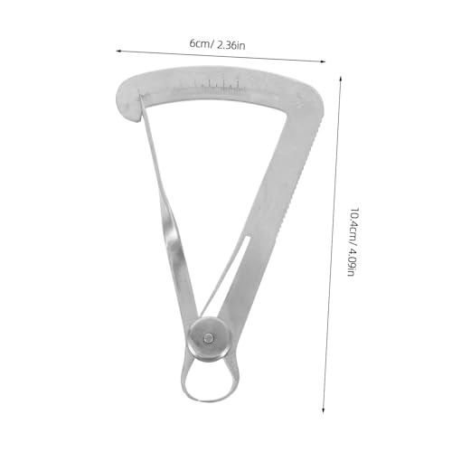 2 piezas de calibrador para joyeros, calibre de precisión para diámetro interno y grosor, herramienta de medición de acero inoxidable para fabricación de joyas miniatura 2