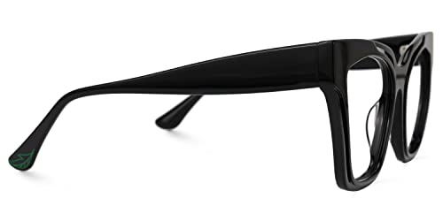 Image of Zeelool Vintage Cat Eye Blue Light Blocking Glasses for WomenDomena ZJGA814740-02 Black