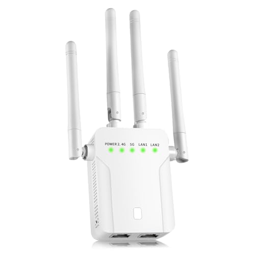 WiFi Extender Signal Booster,WiFi Extender, 5G WiFi Booster (Up to
