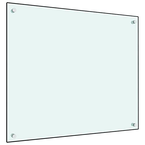 Panel protector salpicaduras cocina blanco IKAYAA de vidrio templado 70 x 60 cm 3