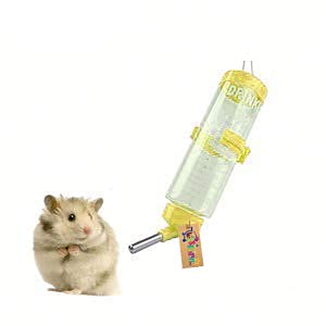 Western Era Cage Hanging Water Bottle, Dispenser Feeder, No Drip, Leak Proof, Fit for Hamster, Guinea Pig, Rabbit, Dog (Yellow) (B081T4DVCX) Amazon Price History, Amazon Price Tracker