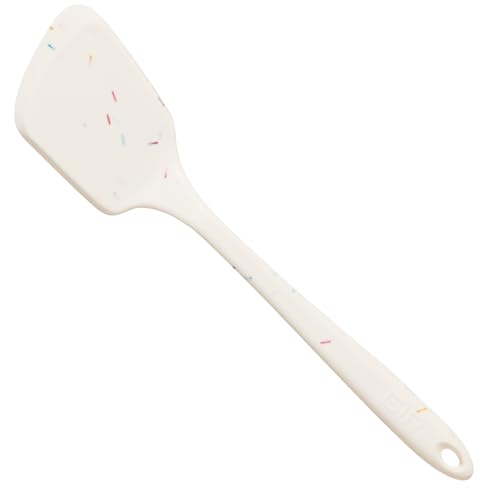 GIR: Get It Right Silicone Spatula Turner - Mini 11 In Sprinkles - Seamless One-Piece Nonstick Heat-Resistant Rubber Spatula for Cooking & Baking - Dishwasher-Friendly Kitchen Utensil