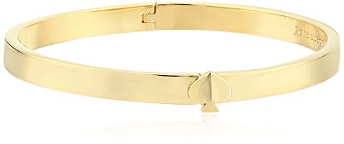Kate Spade New York Heritage Spade Thin Metal Spade Button Bangle Gold One Size