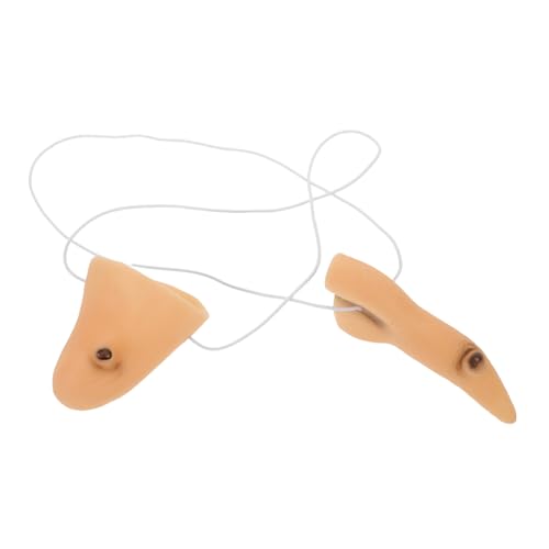 FUNNETOYU 6 Juegos Realistic Witch Fake Nose And Chin With Elastic Band Halloween Wizard Cosplay Props For Adults And Party Nose Accessories For Masquerade Carnival Dress Up