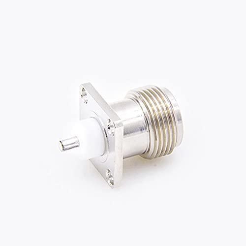 GXMRHWY N Type Connector Welding Plate 4 Hole Flange Female Straight Solder for PCB Mount