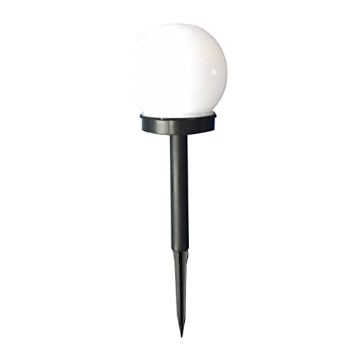 HONITANO Lámparas Solares Para Jardín Esferas Led Cálidas, Iluminación Solar De Paisaje Resistente Al Agua Para Exteriores, 4 Unidades Enchufables Para Césped y Senderos, Uso Nocturno Automático