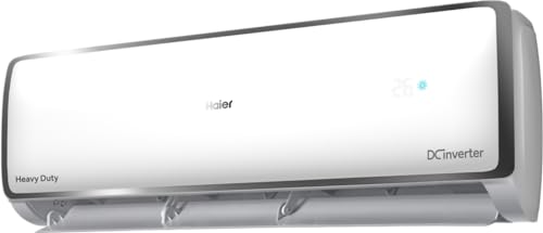 Image of Haier 1.5 Ton 3 Star Heavy Duty Hexa Inverter Hot & Cold Split AC (Copper, 7 in 1 Convertible, Anti Bacterial Filter, Cools at 60C Temp, 20 Mtrs Air Throw - HSU19EH-TXS3BE-INV)