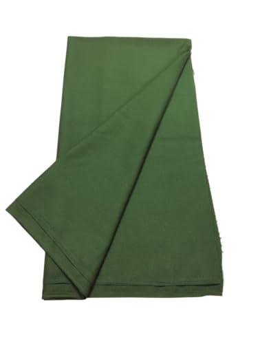 Image of BKRKJ Women's Lizibizi Cotton Unstitched Dress Material Plain Fabric by Meter for Sewing Suit,Salwar,Blouse,Shirt,Kurta,Pyjama,Pathani,Kameez,Chudidar,Patiyala (Mehndi Green 14, 2 Meter)