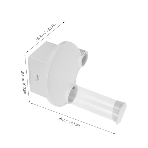 Plateau utilitaire blanc pour fauteuil avec fixation centrale 45-50 mm - 2
