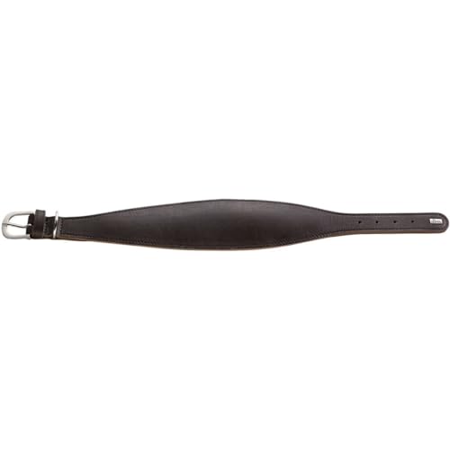 HUNTER SUPER SOFT Windhundhalsband, Leder, gepolstert, 42 (S), dunkelbraun