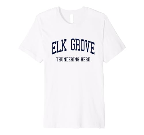 Elk Grove High School HS Elk Grove CA Retro Premium T-Shirt