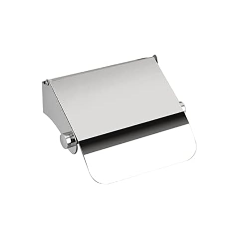 Toilet Paper Roll Holder Waterproof Self Adhesive Holder Stainless Steel Toilet Tissue Holder for Home and Hotel Bathroom Cover