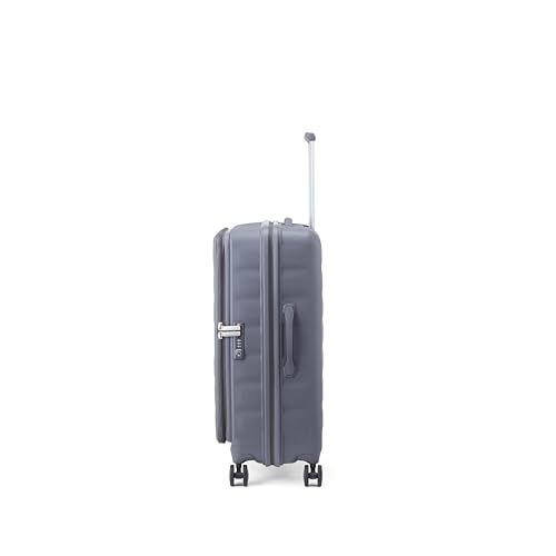 Image of American Tourister Bitbloc | Check-in Trolley Bag (68.5 cm) | 69 Ltrs | 360 8 Wheel Spinner | Hard Case | Recessed TSA Lock | 3 Years Global Warranty | Grey
