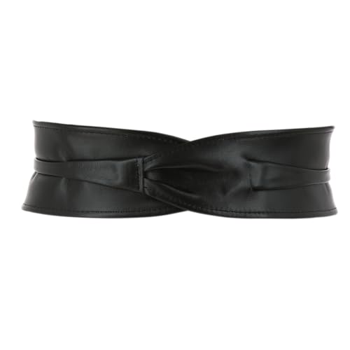 Image of FASHIONGEN - Woman Italian leather Obi belt, CASSIANE