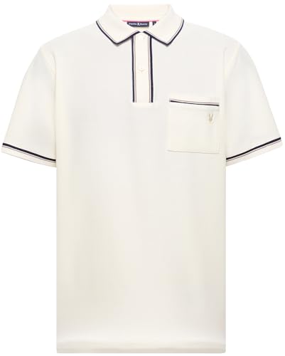 Polo piqué Psycho Bunny homme avec poche vêtement mode chic casual