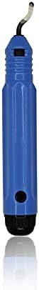 Deburring Tool Kit, a Anti-Slip Handle and Pack of 10 BS1010 Deburring Blades, for Wood, Metal, Plastic, Aluminum, Copper and Steel - 1