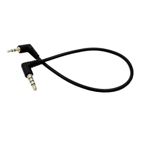 Cable de audio estéreo 2.5mm a 3.5mm 10 pulgadas, 2 unidades miniatura 3