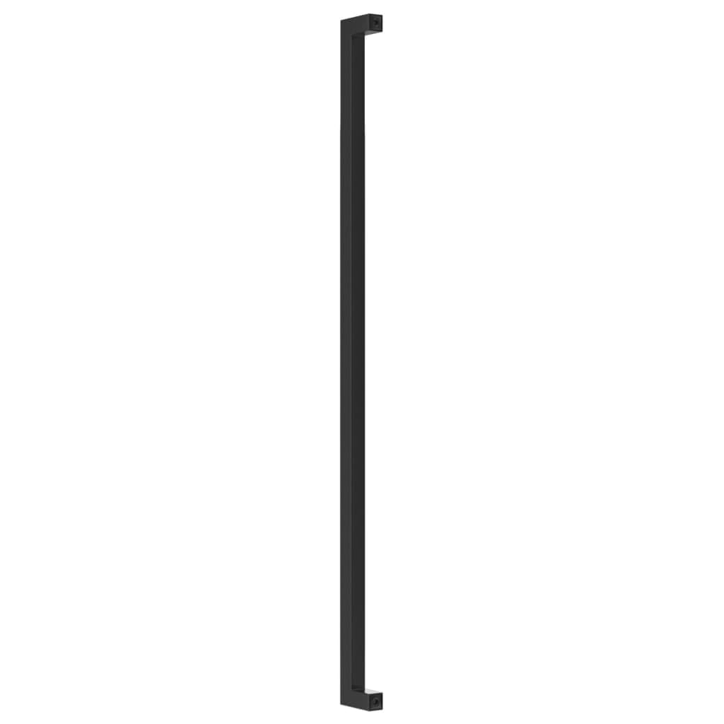 Genérico Tiradores para armarios 10 uds Acero Inoxidable Negro 480 mm,Bricolaje,Accesorios de Bricolaje,Ferretería para armarios,Pomos y picaportes de armarios-3203678
