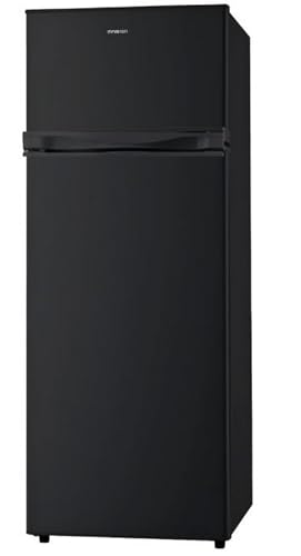 INFINITON Frigorifico Dos Puertas FG-A145N, 200 Litros, 143 cm de Altura, Defrost, LED Interior, E, Diseño con Tirador Integrado, Ancho 55 cm, Regulación en Altura, Puerta Reversible, Negro