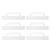 Durables et faciles d'entretien : les poignées de porte de placard en plastique sont robustes, résistantes aux rayures et extrêmement faciles à nettoyer, offrant des années d'utilisation fiable. poignées autocollantes