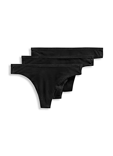 Jockey Women's Underwear Organic Cotton Stretch Logo Thong - 3 Pack4
