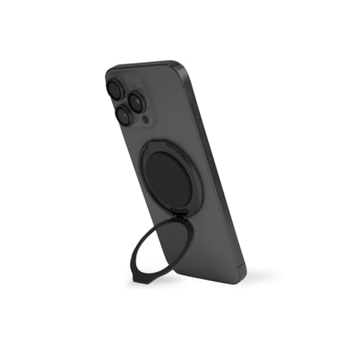 UNIQ GRIPFIT Classic 360 Support magnétique et béquille pour téléphone portable (noir minuit)