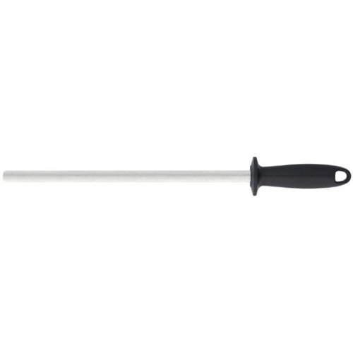Stellar Sharpening Steel 30cm/12 - Quality Stainless Steel Diamond Anti-Slip Kitchen Knife Sharpener for Honing Blades