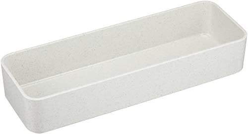 Ishikawa Resin Industries Tabletop Utensils, Cutlery Box, White, For Western Tableware, 10.0 x 3.5 x 1.8 inches (25.3 x 8.9 x 4.6 cm), ABS, Made in Japan