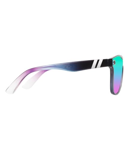 Image of Blenders 20603080799FG Millenia X2 Black Forest Black /Blue Rainbow Polarized