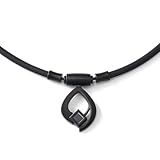 [Colantotte] コラントッテ ネックレス TAO ARC マットブラック×ブラック LL