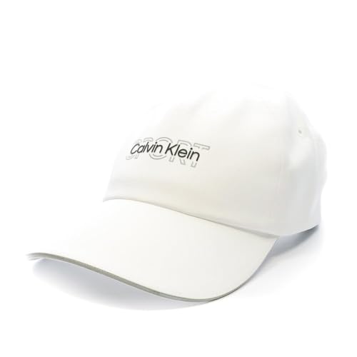 Calvin Klein Casquette Blanche Mixte Jeans Coton Premium Design Épuré 6 Panel Classic