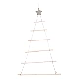 Décoration pour sapin de noël : fabriquée en bois, elle peut être utilisée en toute tranquillité et accrochée au sapin