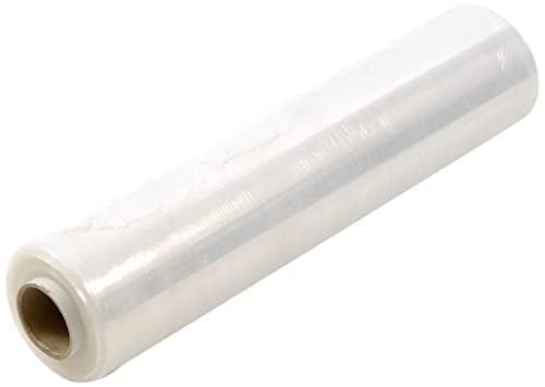 Stretch Film Roll 12 Inch x 100 Meter | Heavy Duty Transparent Packaging Wrap | Strong Self-Cling Packing Film for Boxes, Cartons, Courier, Moving & Warehouse Use (Pack of 1)