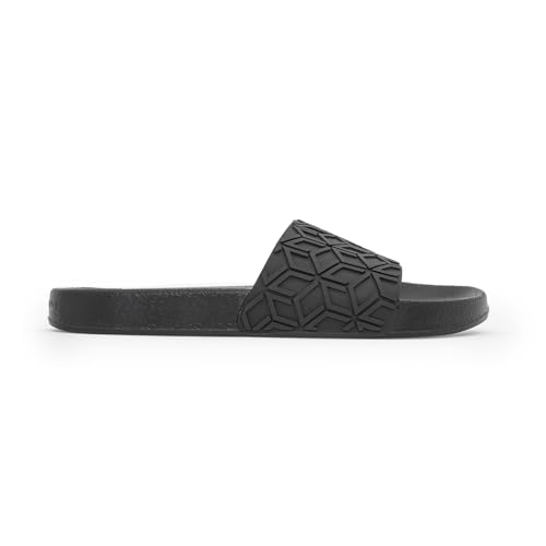 Image of Red Tape Womens Sliders in Slate Blue | Casual Pool Sliders | SLATE BLUE | 3 UK